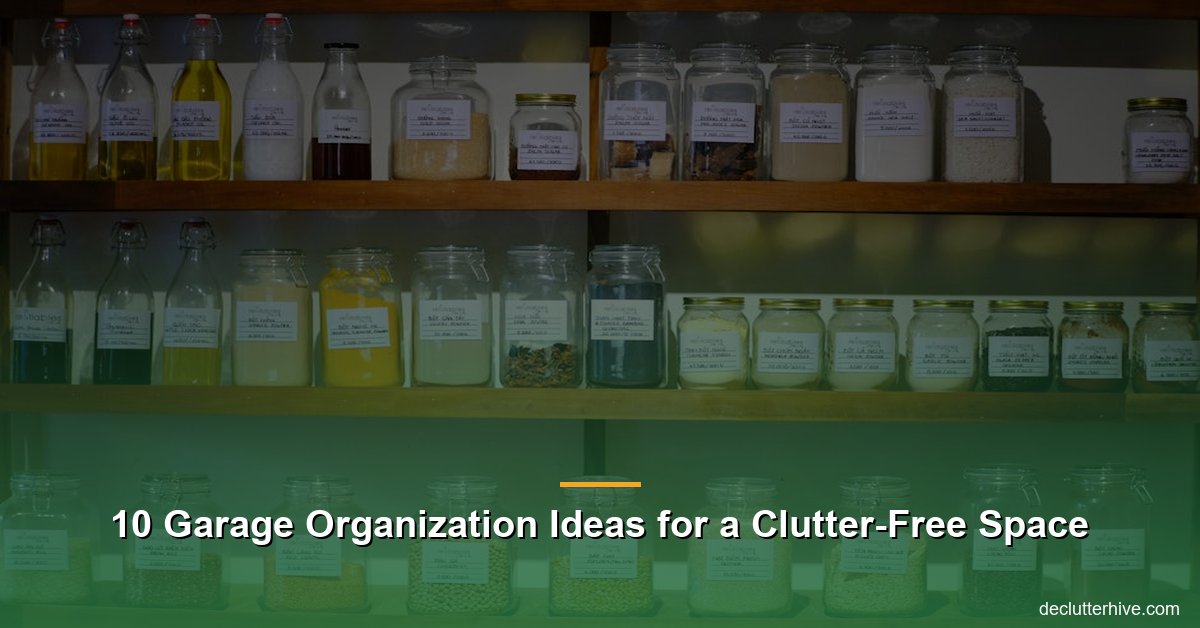 10 Garage Organization Ideas for a Clutter-Free Space