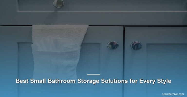 Best Small Bathroom Storage Solutions for Every Style
