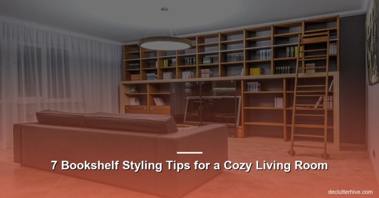 7 Bookshelf Styling Tips for a Cozy Living Room