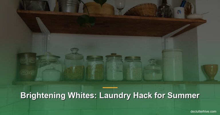 Brightening Whites: Laundry Hack for Summer