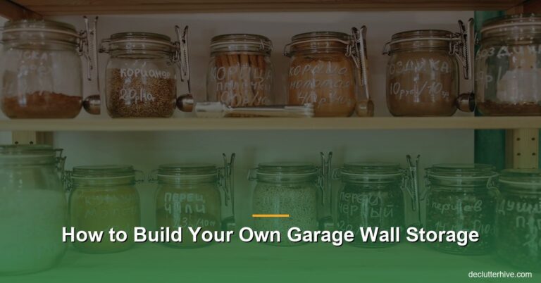 How to Build Your Own Garage Wall Storage