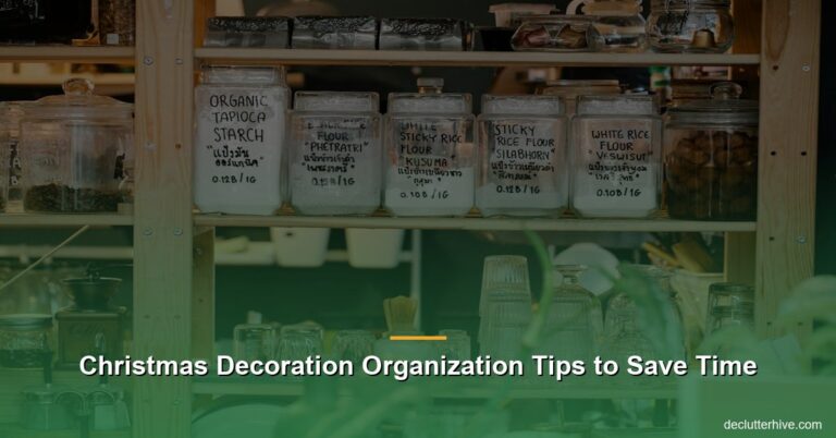 Christmas Decoration Organization Tips to Save Time