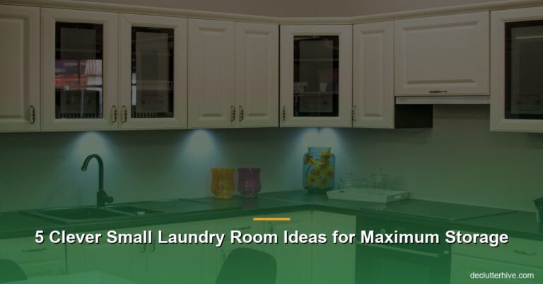 5 Clever Small Laundry Room Ideas for Maximum Storage