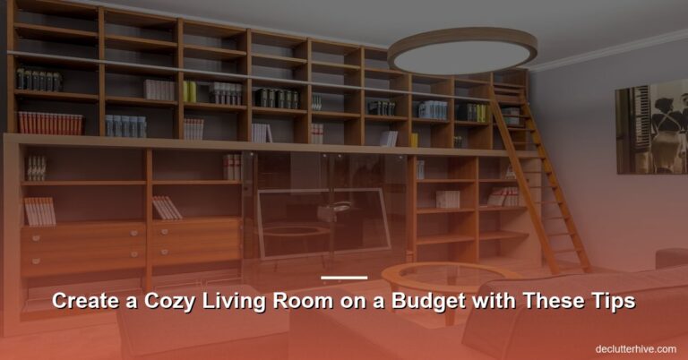 Create a Cozy Living Room on a Budget with These Tips