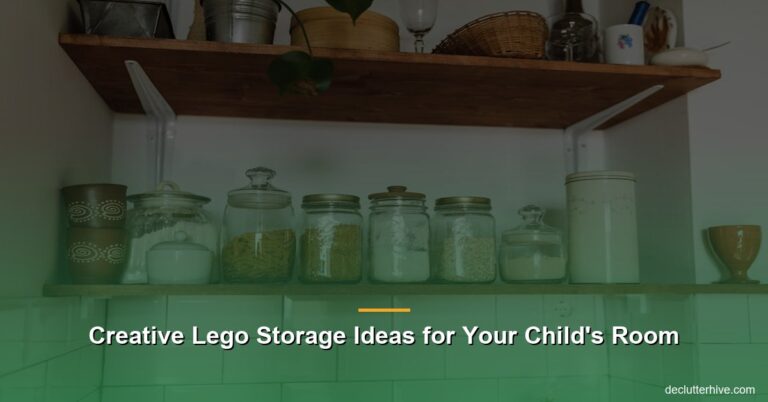 Creative Lego Storage Ideas for Your Child’s Room
