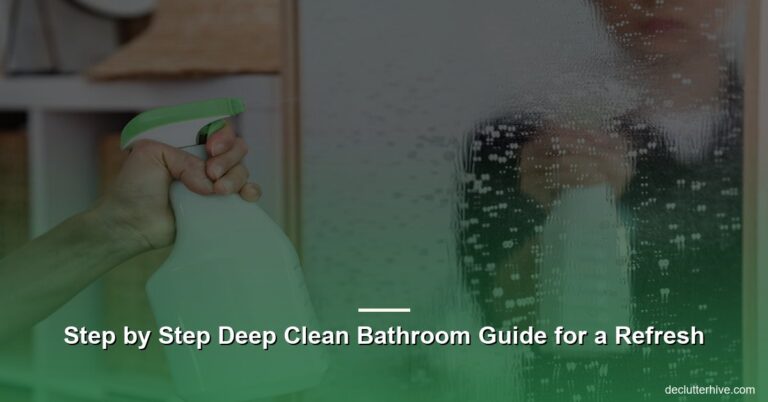 Step by Step Deep Clean Bathroom Guide for a Refresh