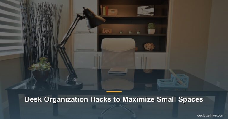 Desk Organization Hacks to Maximize Small Spaces