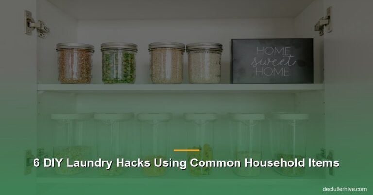 6 DIY Laundry Hacks Using Common Household Items