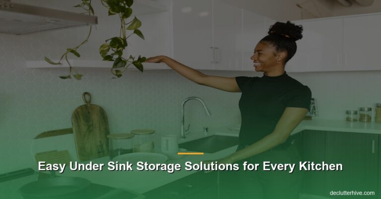 Easy Under Sink Storage Solutions for Every Kitchen