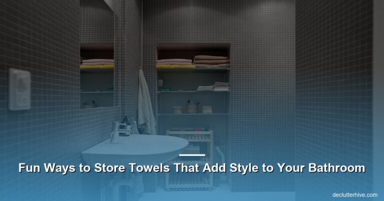 Fun Ways to Store Towels That Add Style to Your Bathroom