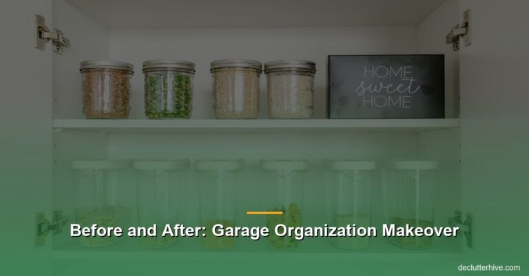 Before and After: Garage Organization Makeover