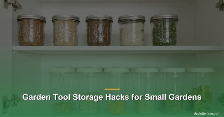 Garden Tool Storage Hacks for Small Gardens