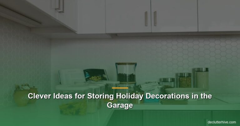 Clever Ideas for Storing Holiday Decorations in the Garage
