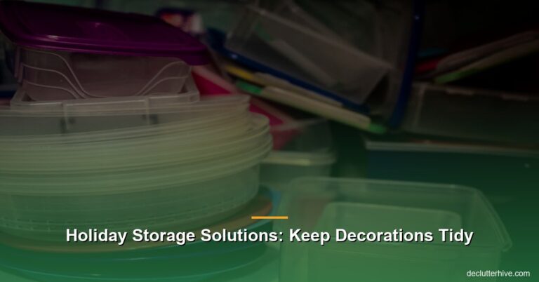 Holiday Storage Solutions: Keep Decorations Tidy
