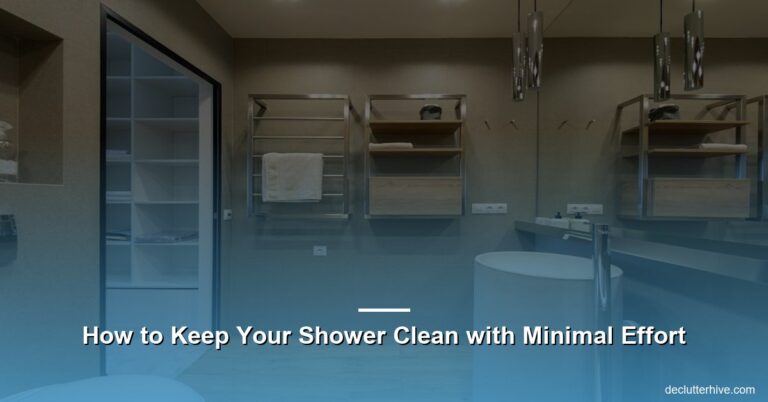 How to Keep Your Shower Clean with Minimal Effort