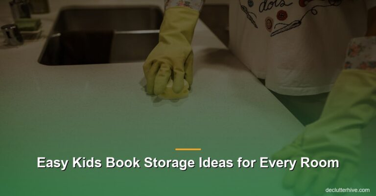 Easy Kids Book Storage Ideas for Every Room