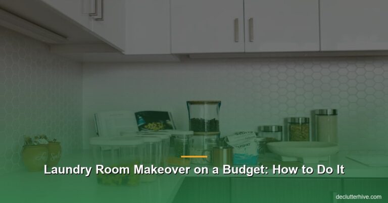 Laundry Room Makeover on a Budget: How to Do It