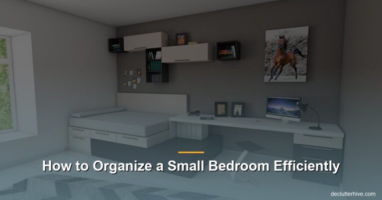 How to Organize a Small Bedroom Efficiently