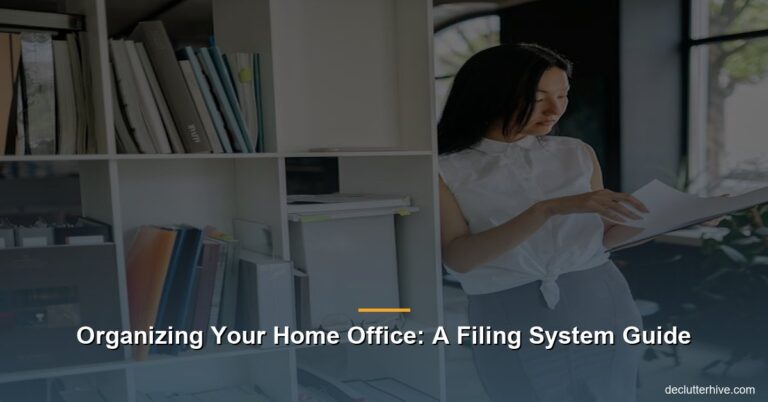 Organizing Your Home Office: A Filing System Guide