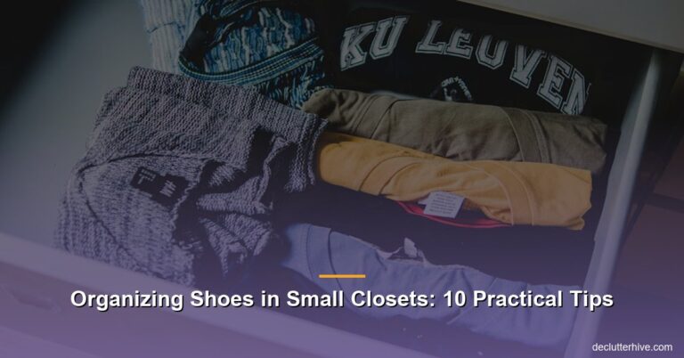 Organizing Shoes in Small Closets: 10 Practical Tips