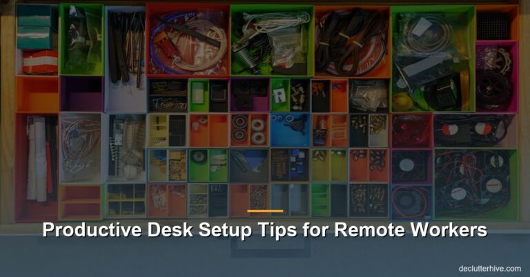 Productive Desk Setup Tips for Remote Workers
