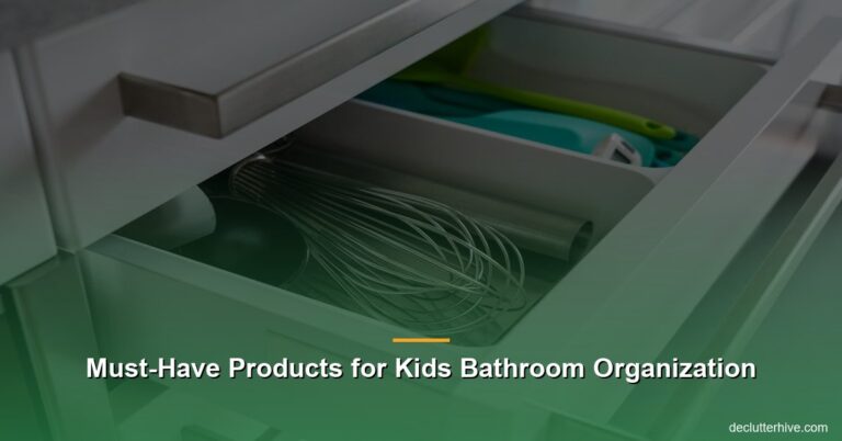 Must-Have Products for Kids Bathroom Organization