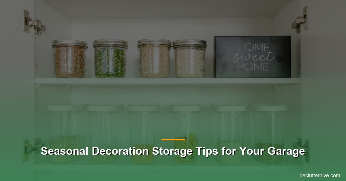 Seasonal decoration storage - Declutter Hive