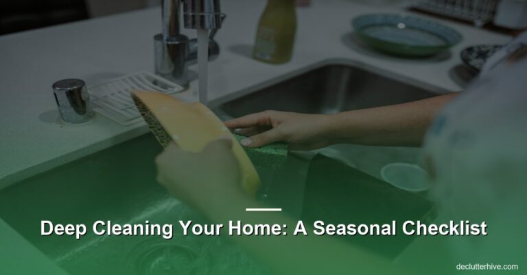 Deep Cleaning Your Home: A Seasonal Checklist