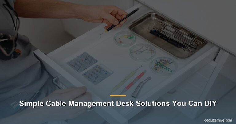 Simple Cable Management Desk Solutions You Can DIY