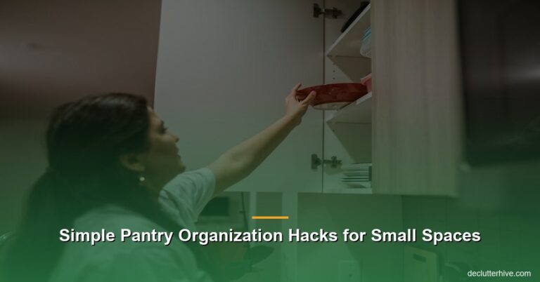 Simple Pantry Organization Hacks for Small Spaces