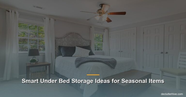 Smart Under Bed Storage Ideas for Seasonal Items