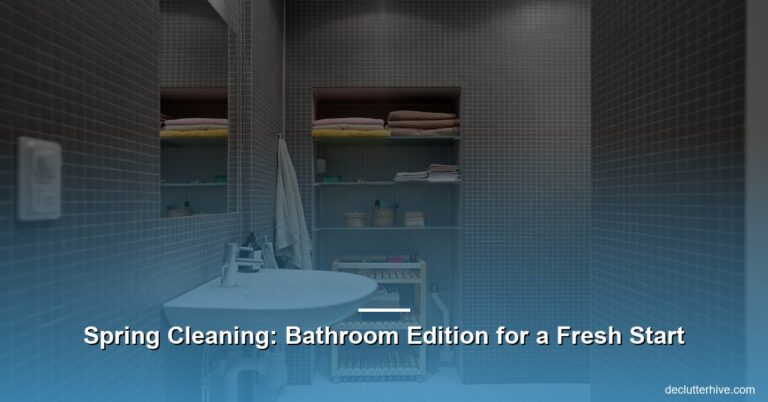 Spring Cleaning: Bathroom Edition for a Fresh Start