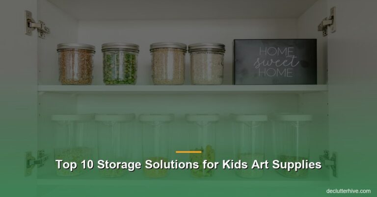 Top 10 Storage Solutions for Kids Art Supplies