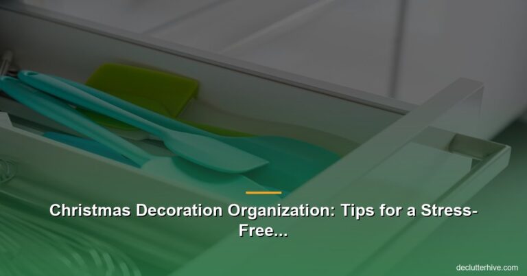 Christmas Decoration Organization: Tips for a Stress-Free Holiday