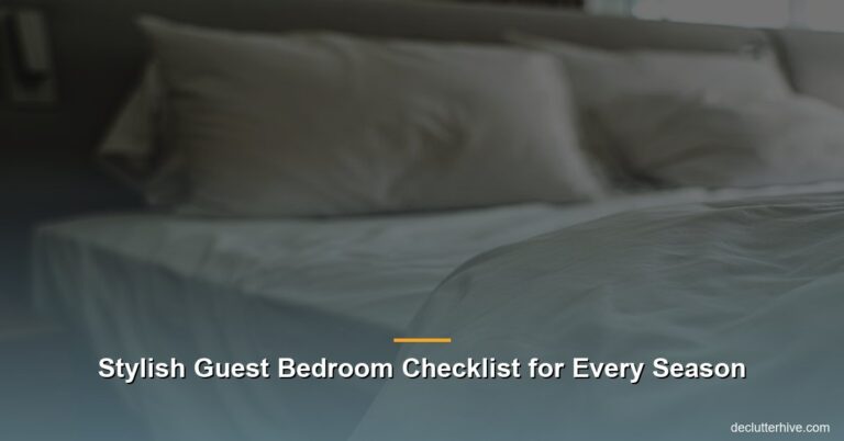 Stylish Guest Bedroom Checklist for Every Season