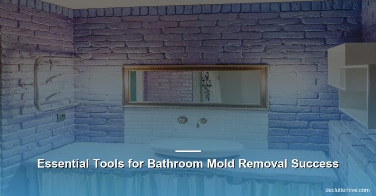 Essential Tools for Bathroom Mold Removal Success