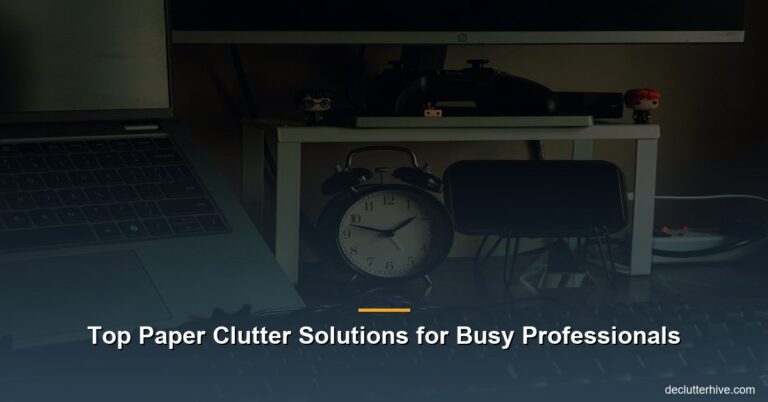 Top Paper Clutter Solutions for Busy Professionals