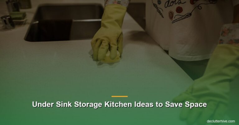 Under Sink Storage Kitchen Ideas to Save Space
