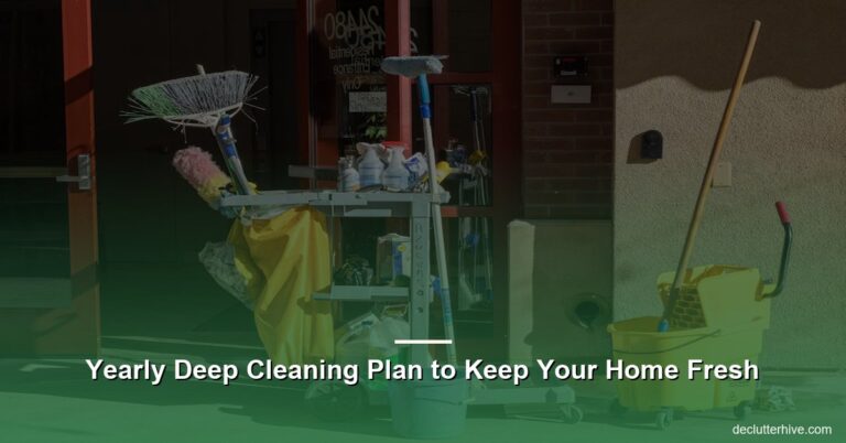 Yearly Deep Cleaning Plan to Keep Your Home Fresh